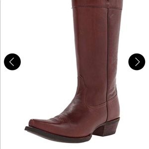 Ariat chandler boots in brown leather sz 8